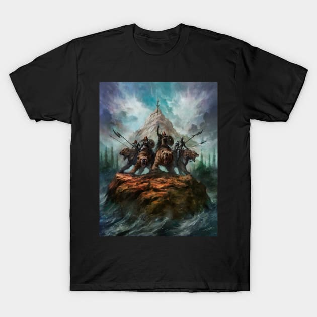 Warriors of the North T-Shirt by AlanLathwell
